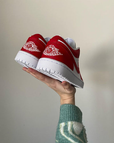 Custom Jordan 1 red