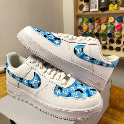 Custom Air Force 1 BLUE CAMO