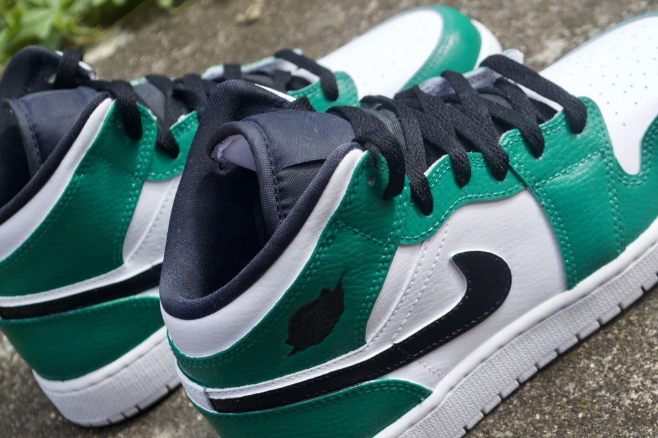 Custom Air Jordan 1 Lucky Green