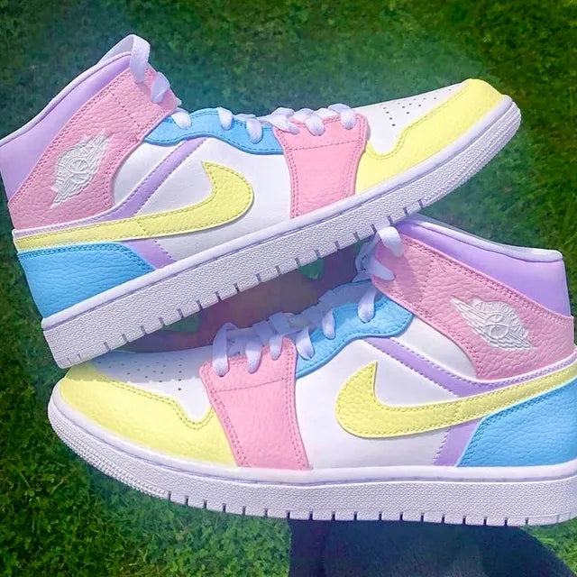 Custom Air Jordan 1 Pastel 🎀💎🍭