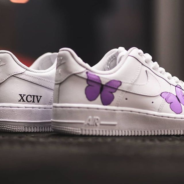 Purple butterfly customs