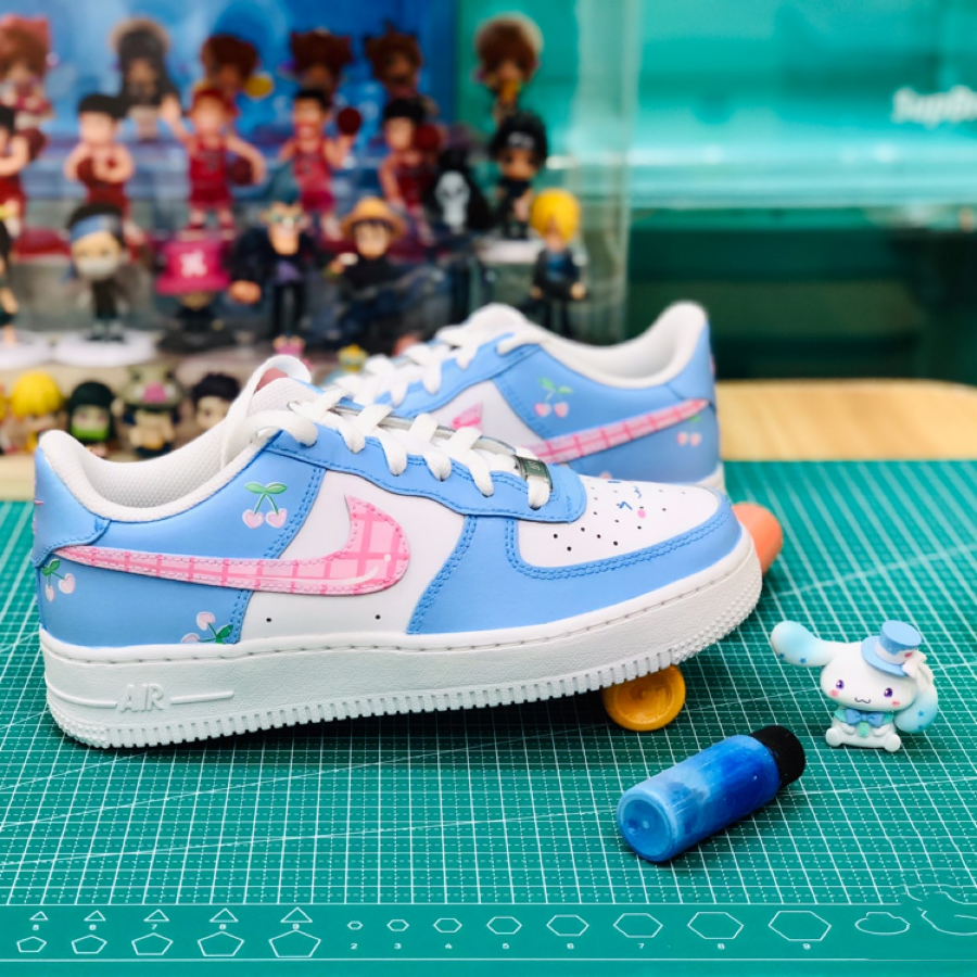 Air Force 1 Pom Pom Purin Baby Blue