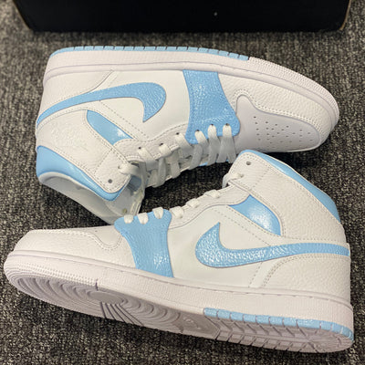 BABY BLUE AIR JORDAN 1 CUSTOM