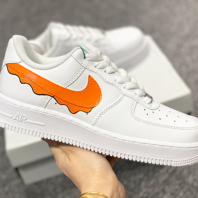 ORANGE DRIP AIR FORCE 1