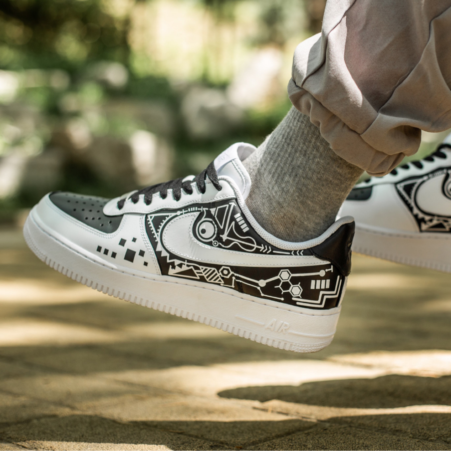 Air Force 1 Geometric Figure Shark