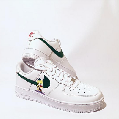 Custom Air Force 1 Krusty Clown