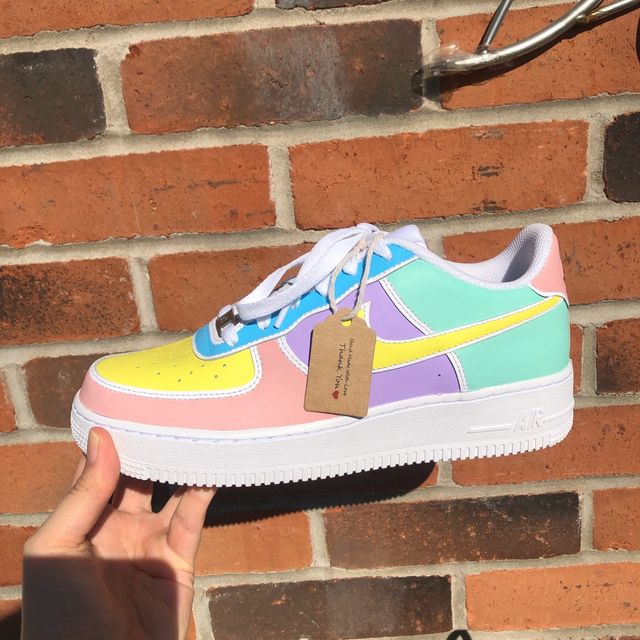 Custom Air Force 1 Pastel Paradise