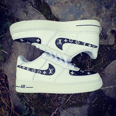 Custom Air Force 1 lv Black