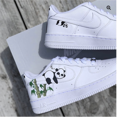 Custom Air Force 1 Sleeping Panda