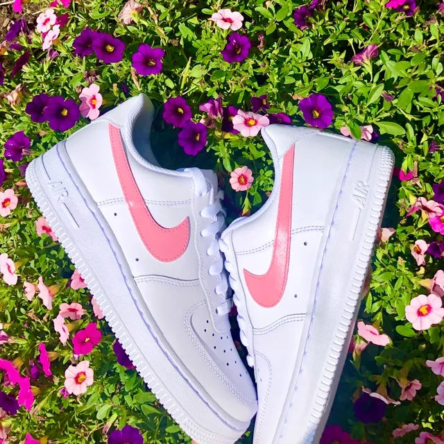 Custom Air Force 1 Watermelon Pink Pastel 🍉