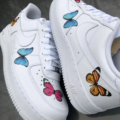 Custom Air Force 1 Triple Butterfly