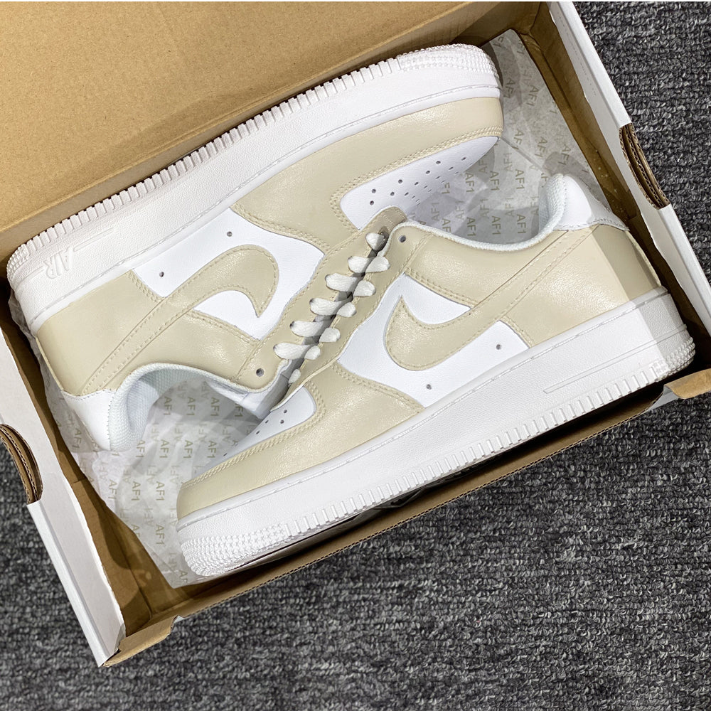 BEIGE AIR FORCE 1 CUSTOM