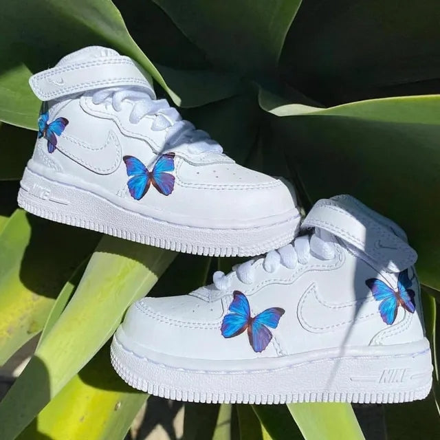 Custom Air Force 1 Baby Butterfly
