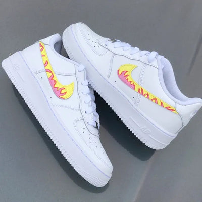 Custom Air Force 1 Flame Tiger