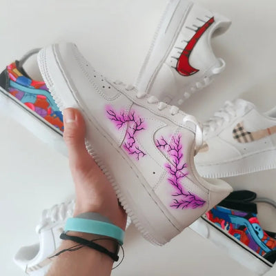 Custom Air Force 1 Neon Lighting