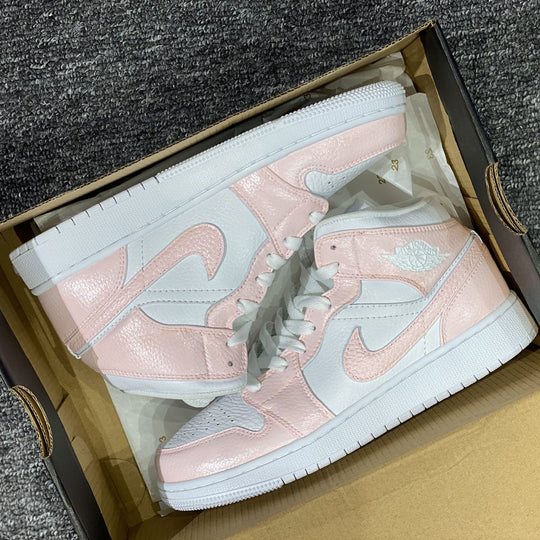 BABY PINK AIR JORDAN 1 CUSTOM