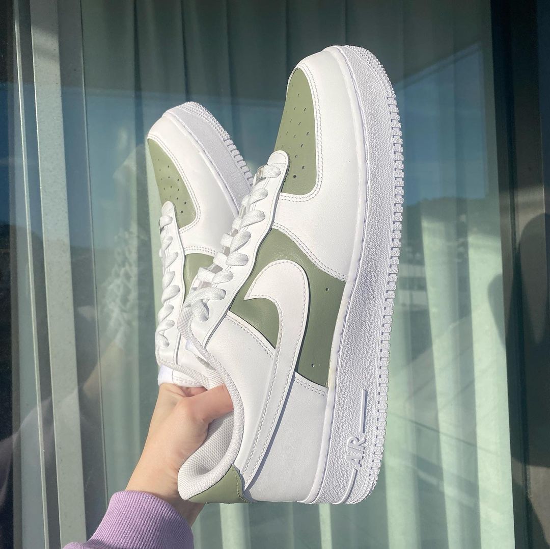 Custom Air Force 1 green