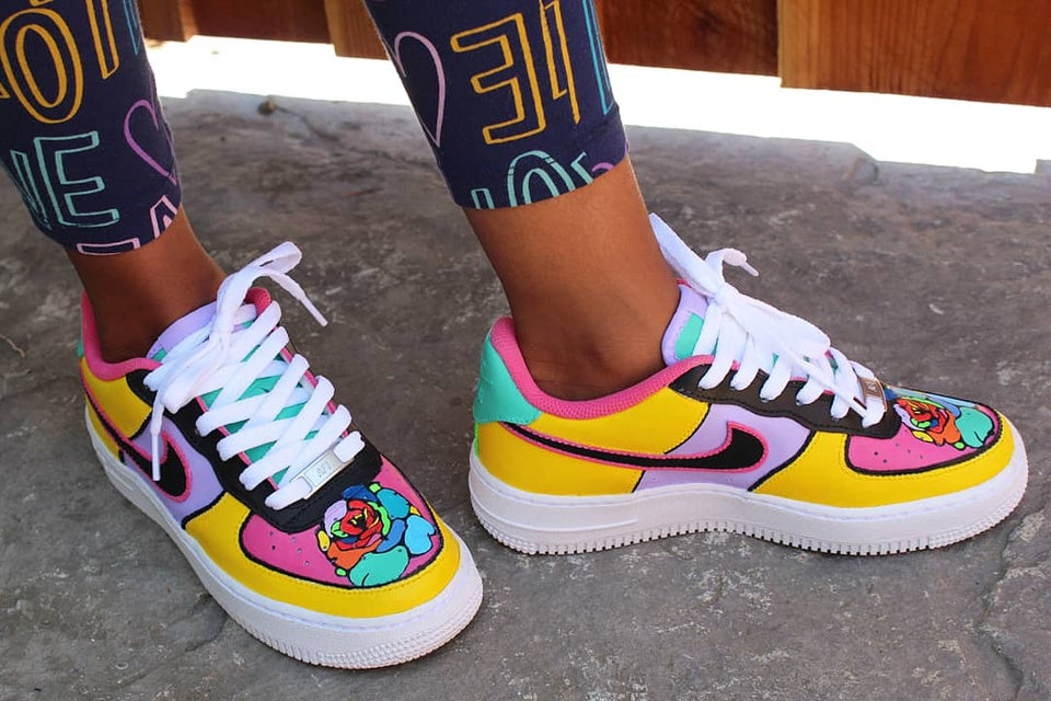 Custom Air Force 1 Colorful 🌹