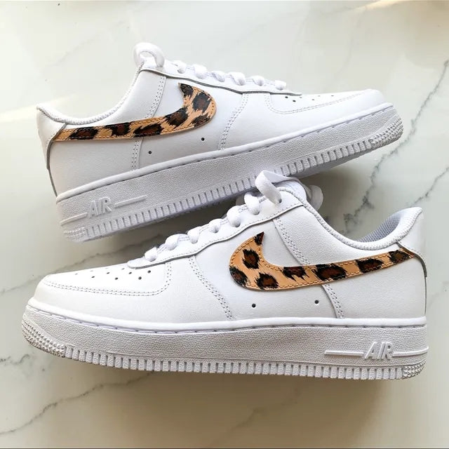 Custom Air Force 1 Low Leopard Print