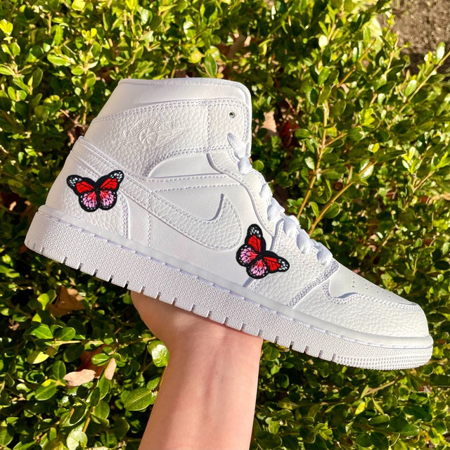Custom Air Jordan 1 Butterfly Love 🦋💞❤️