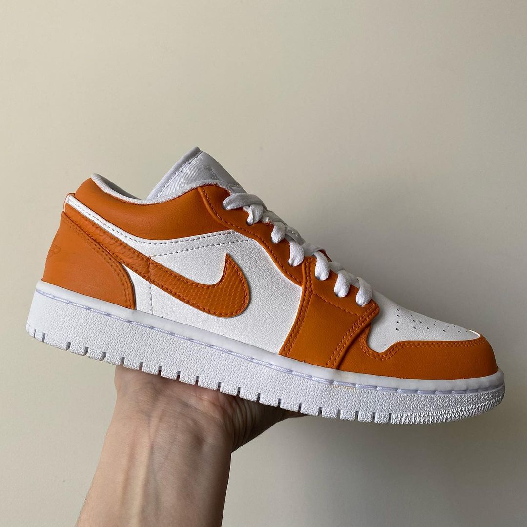 Custom Jordan 1 orange