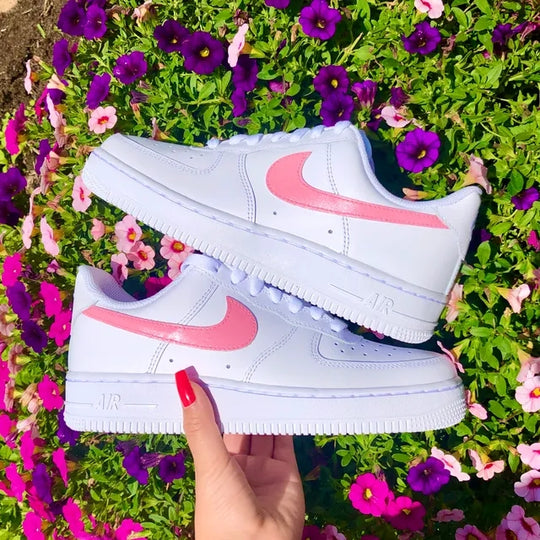 Custom Air Force 1 Watermelon Pink Pastel 🍉