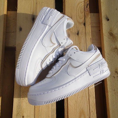 Custom Air Force 1 Beige Shadow