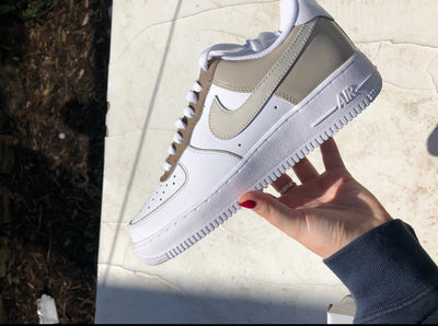 Custom Air Force 1 Beige