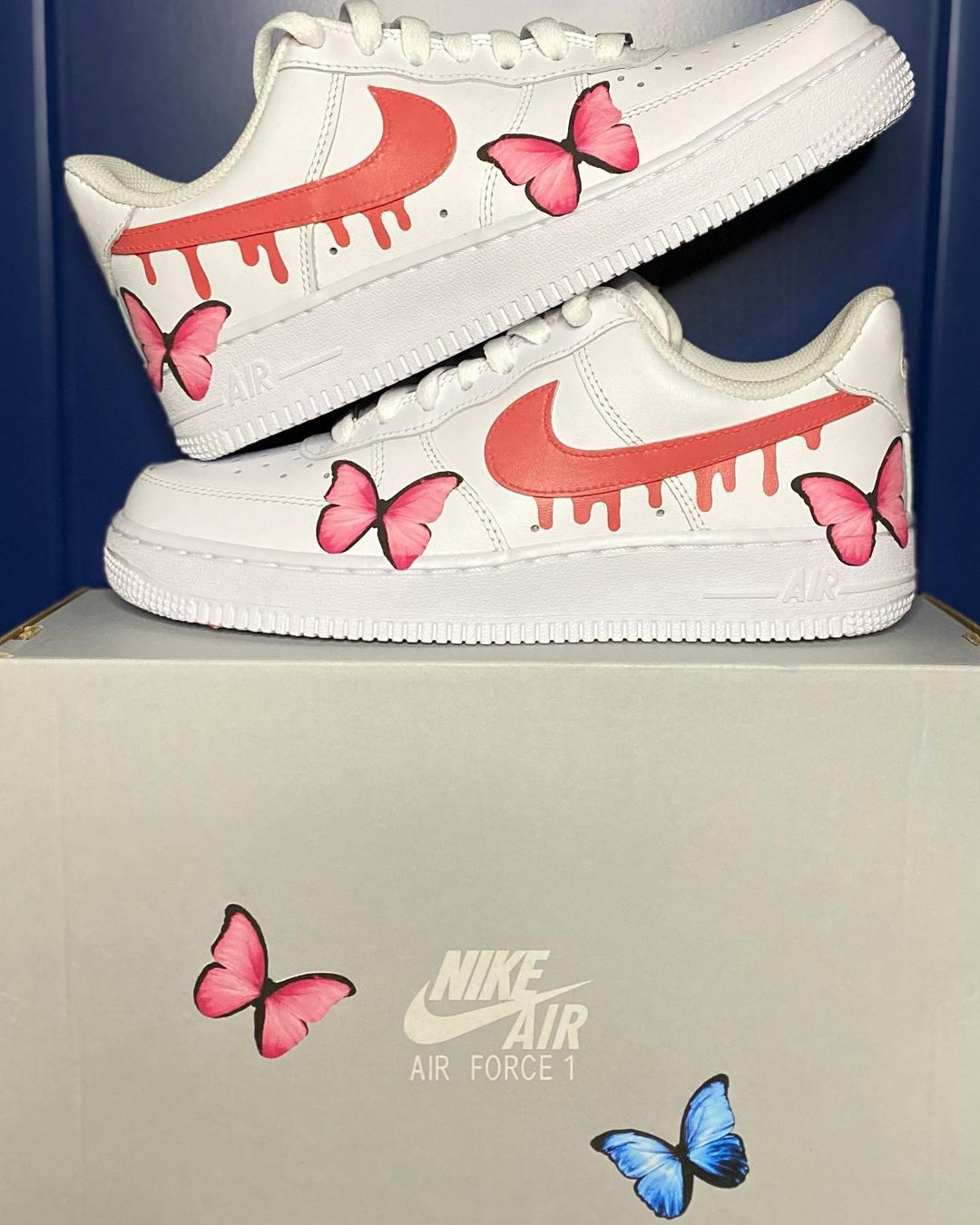 Pink Butterfly Air Force One Custom