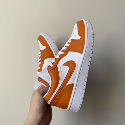 Custom Jordan 1 orange