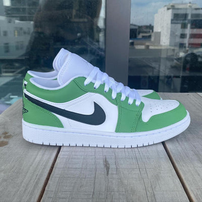 Custom Jordan 1 green