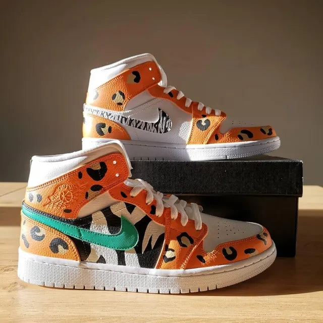 Custom Air Jordan 1 Mid King Of The Jungle