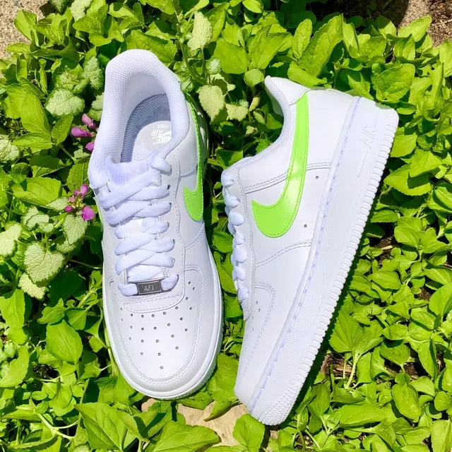 Custom Air Force 1 Lime Green 🍋💚