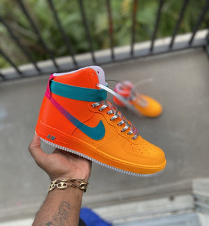 Custom Air Force 1 Hightop Sunset