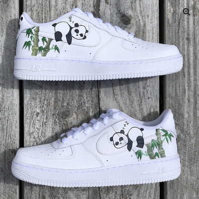 Custom Air Force 1 Sleeping Panda