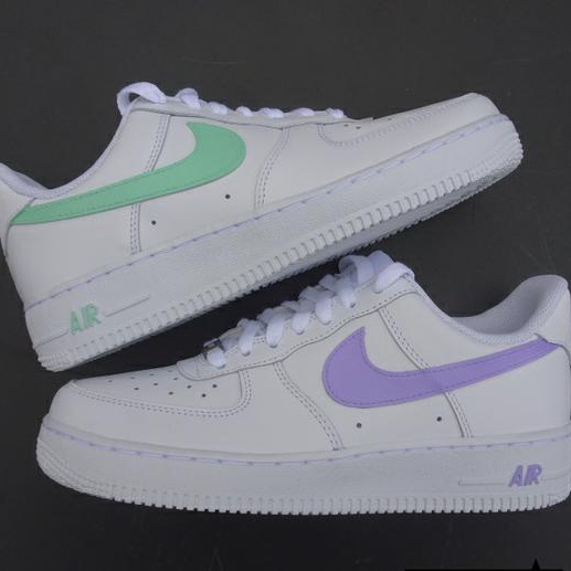 Custom Air Force 1 Mint Purple