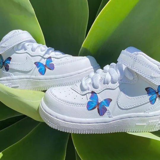 Custom Air Force 1 Baby Butterfly