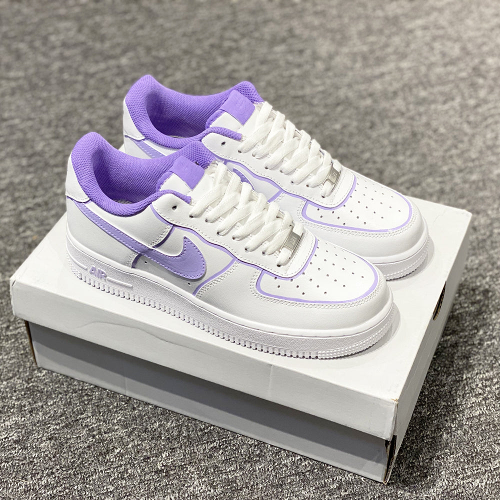 LILAC PURPLE OUTLINE AIR FORCE 1