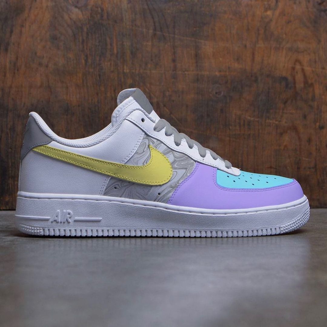 Purple and yellow _ Air Force One Custom