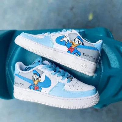 Custom Air Force 1 Donald Duck Baby Blue