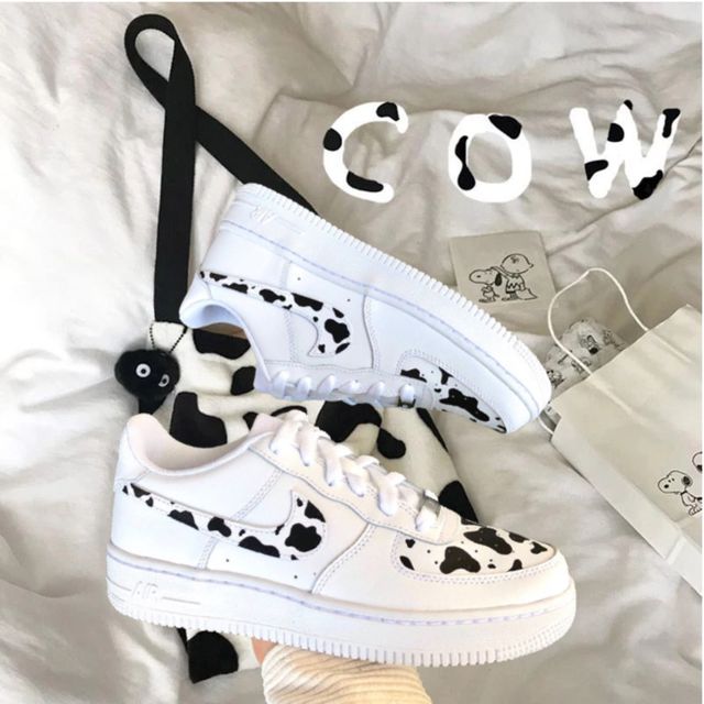 Cow print- Moo Force 1’s