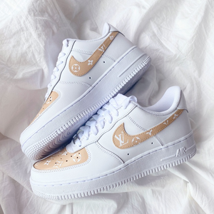 Custom Air Force 1 LV Tan