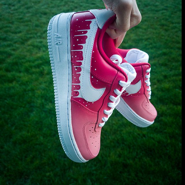 Custom Air Force 1 Drip & Fade