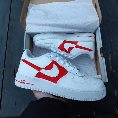 Red Air Force 1 Custom