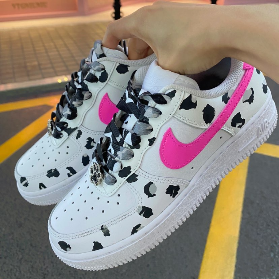 Air Force 1 Cow Pink