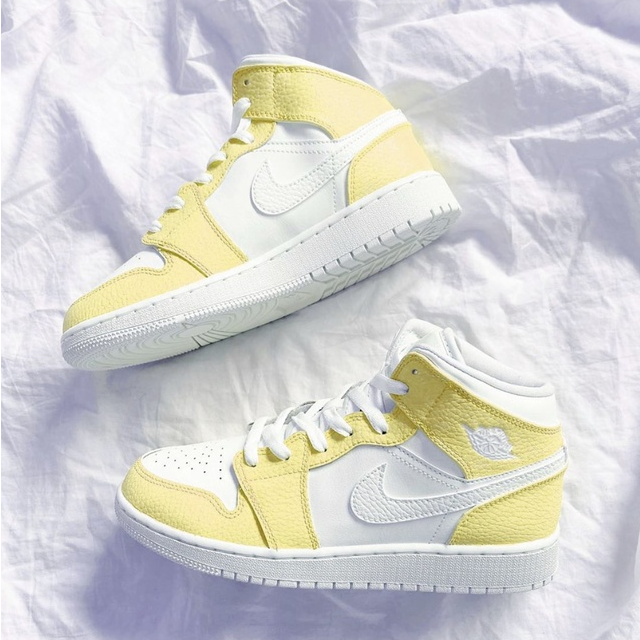 Custom Air Jordan 1 Painted Yellow