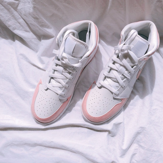 Custom Air Jordan 1 Swoosh Pastel Pink