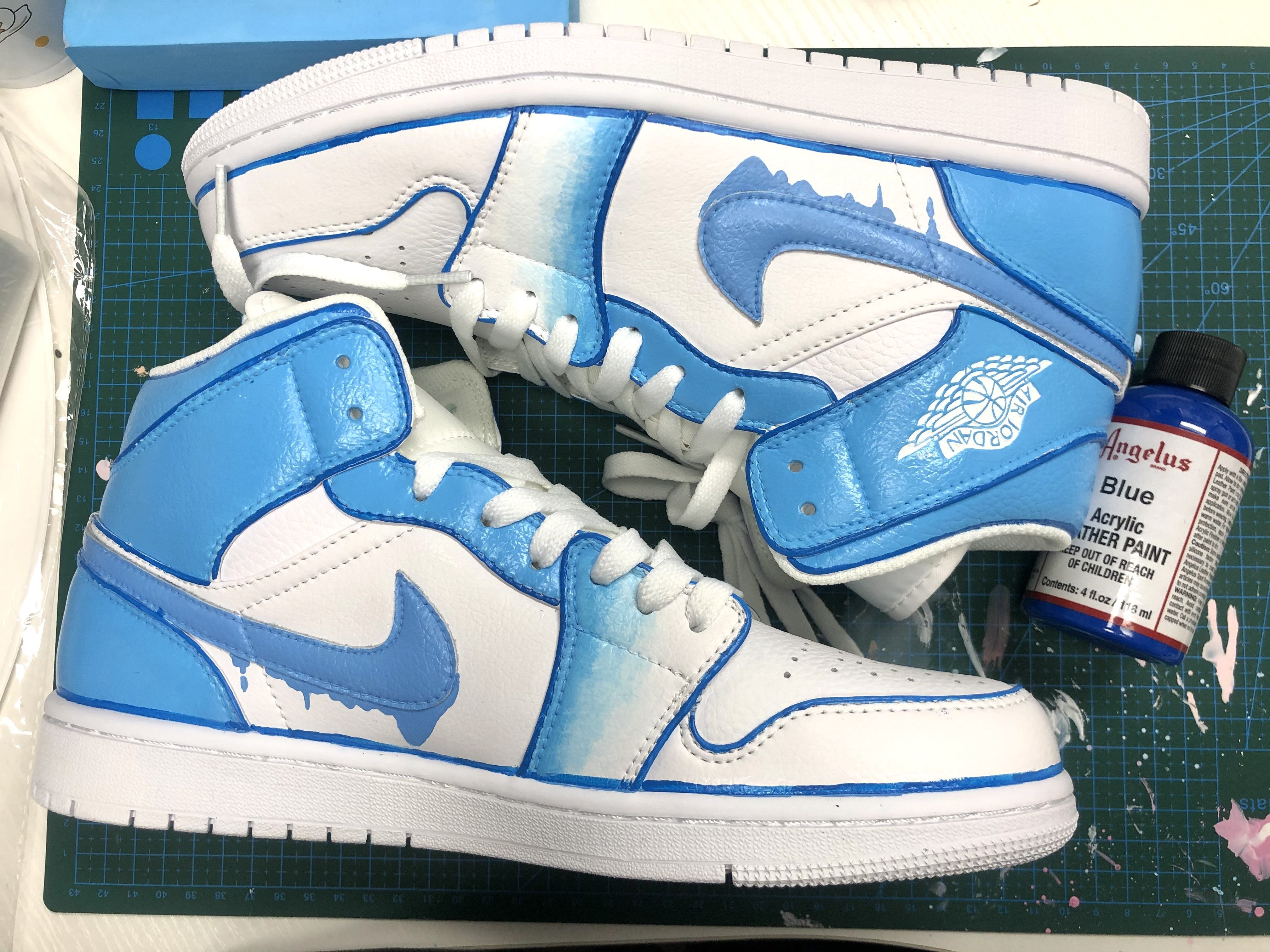 Custom Jordan 1 Blue