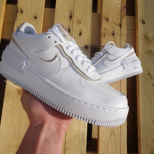 Custom Air Force 1 Beige Shadow