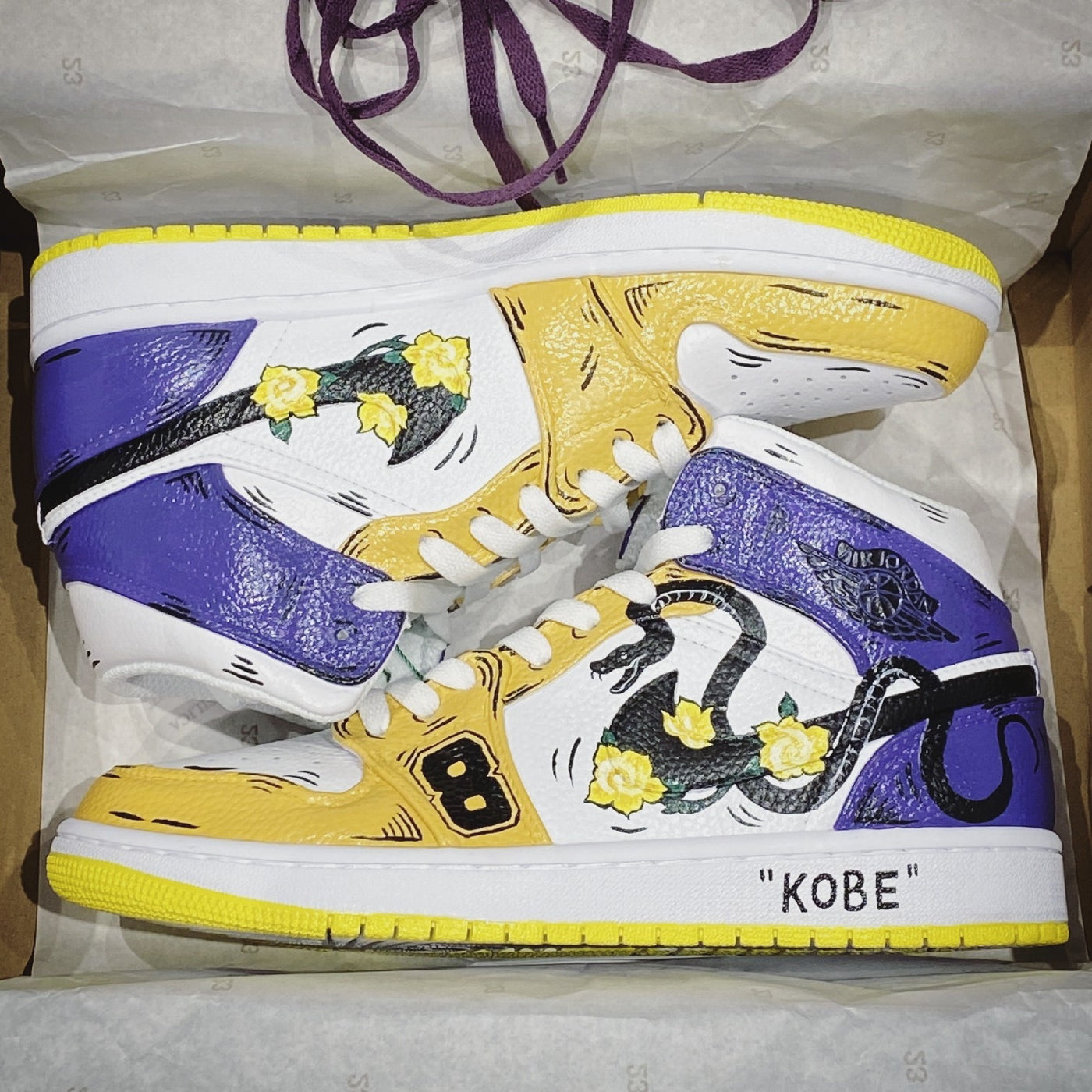 Custom Air Jordan 1 Bryant Kobe